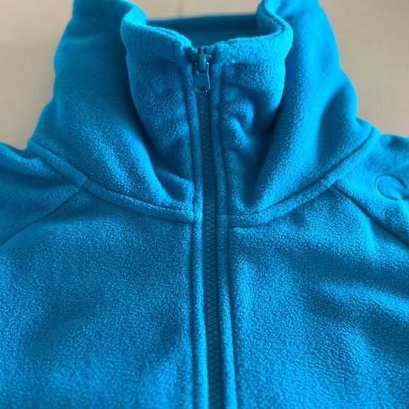 EUC Calvin Klein Fleece Mock Neck Full Zip Jacket Size Medium - Picture 6 of 11